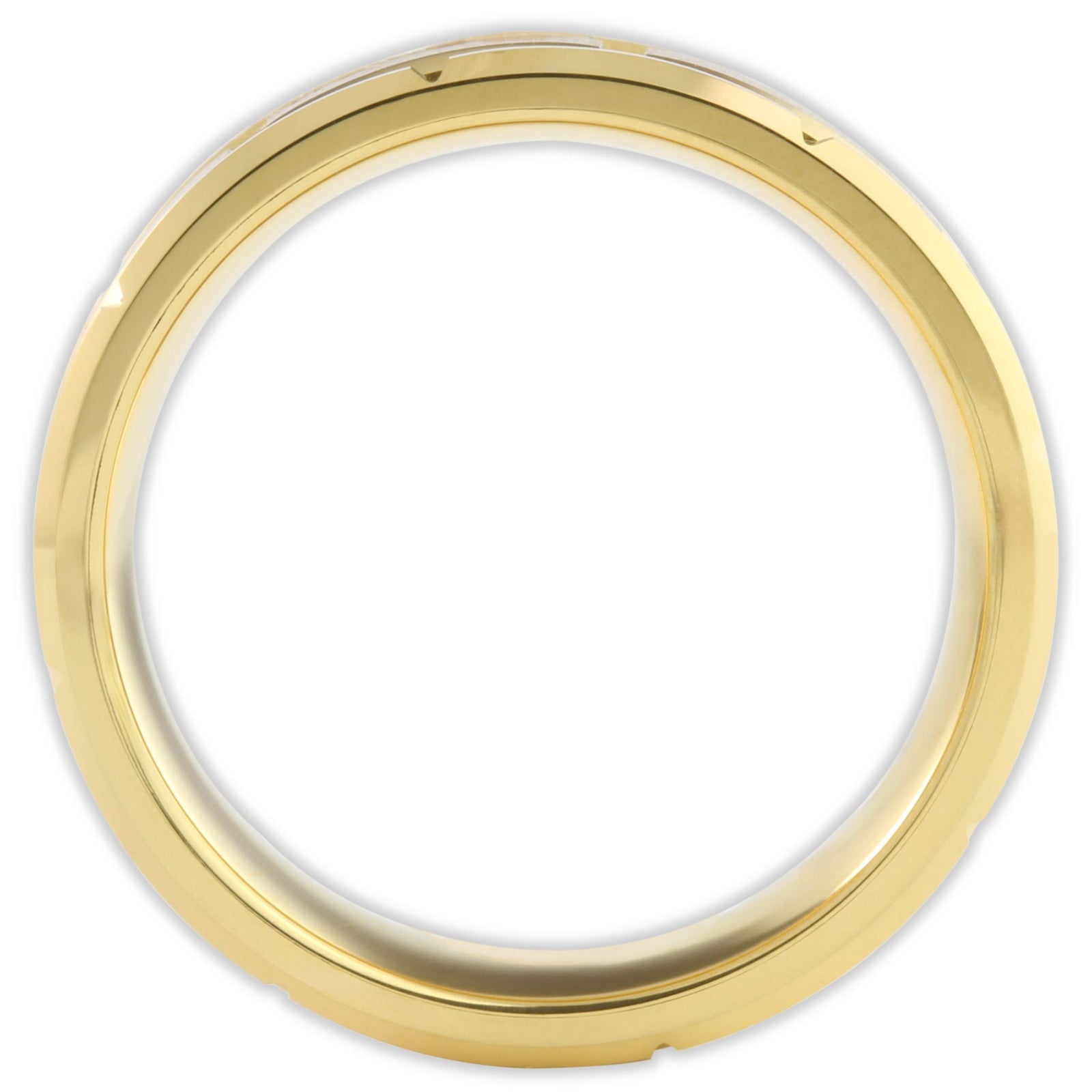 Gold Bricked 8mm Wonder Ring