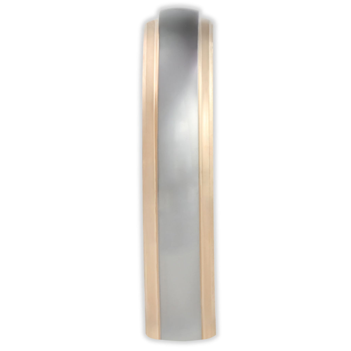 Rose Gold Vulcan Mirror 4mm Wonder Ring