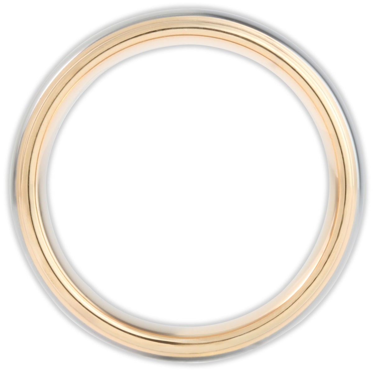 Rose Gold Vulcan Mirror 6mm Wonder Ring