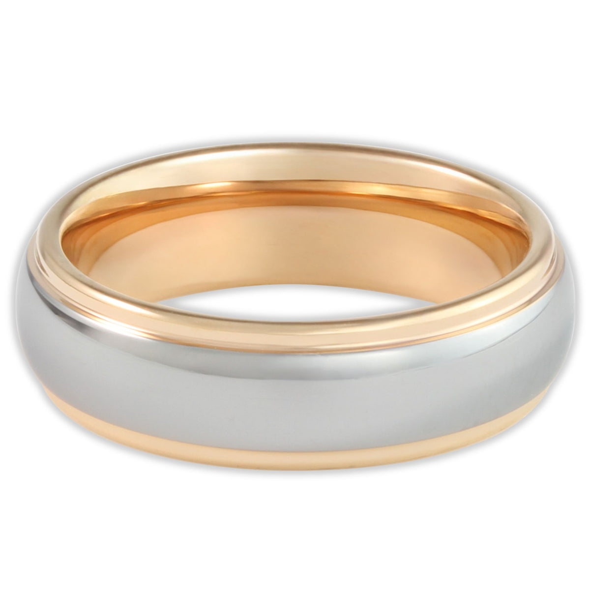 Rose Gold Vulcan Mirror 6mm Wonder Ring