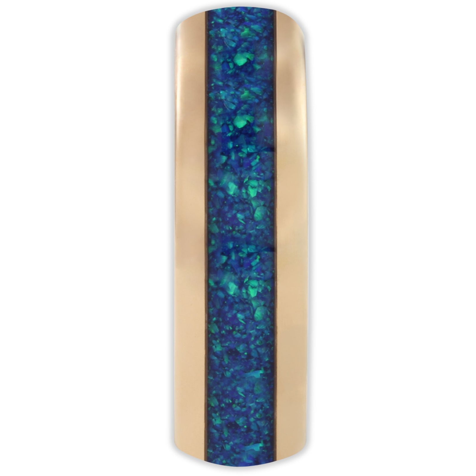 The Rose Gold Blue Opal 6mm Wonder Ring