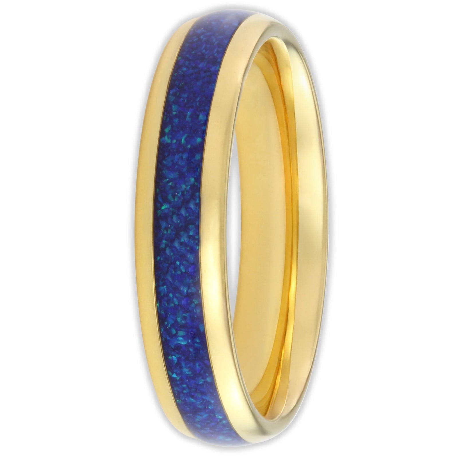The Gold Blue Opal 6mm Wonder Ring