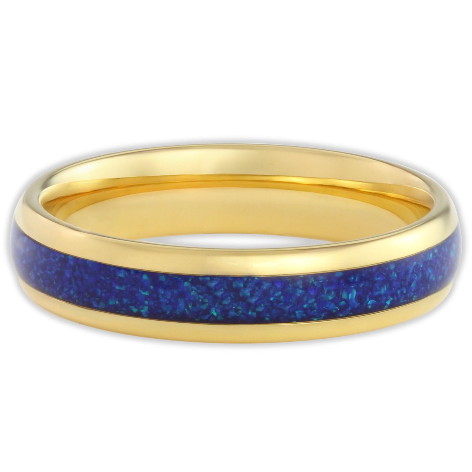 The Gold Blue Opal 6mm Wonder Ring