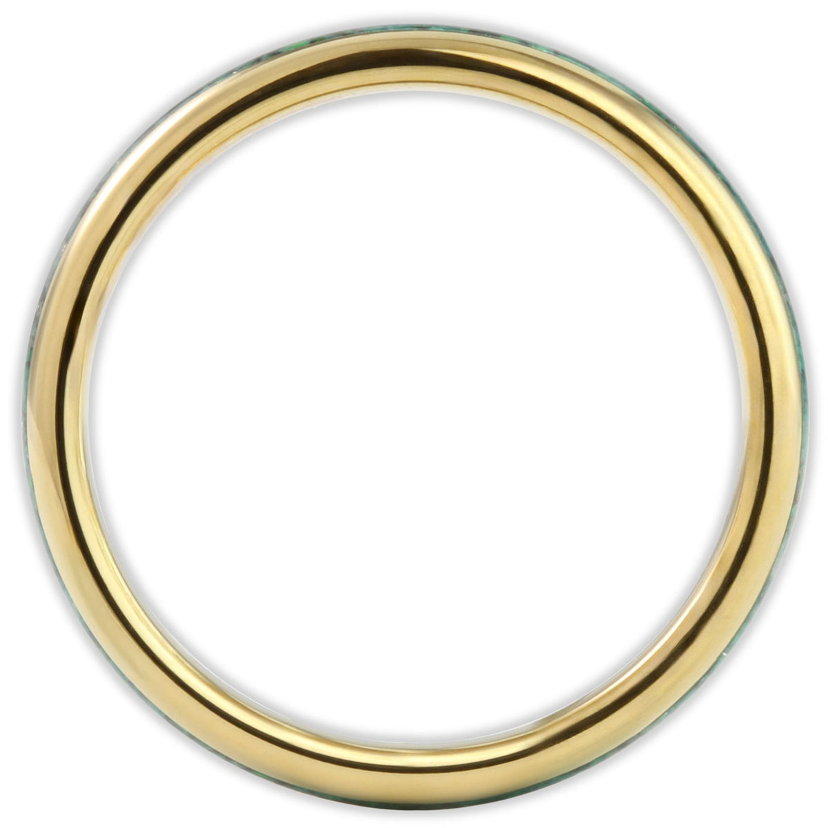 The Gold Green Opal 4mm Wonder Ring