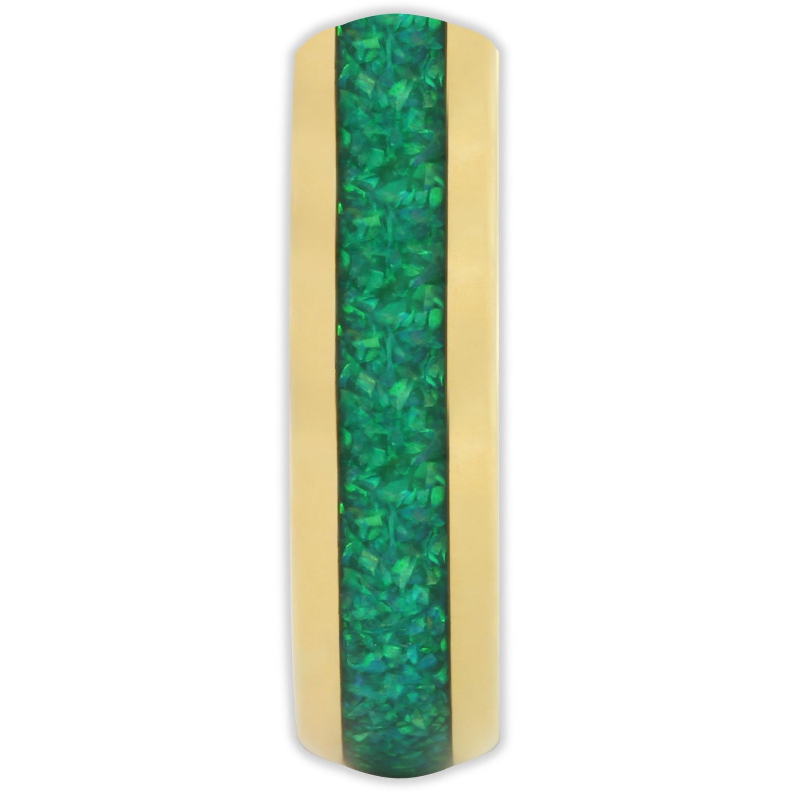 The Gold Green Opal 6mm Wonder Ring