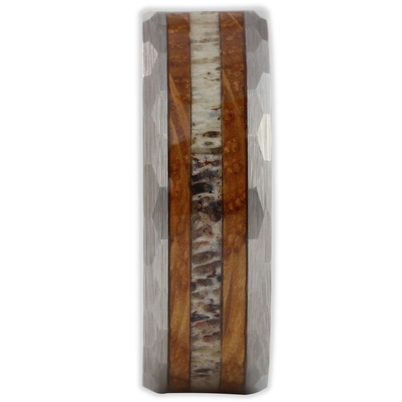 Wood Deer Antler 8mm Wonder Ring