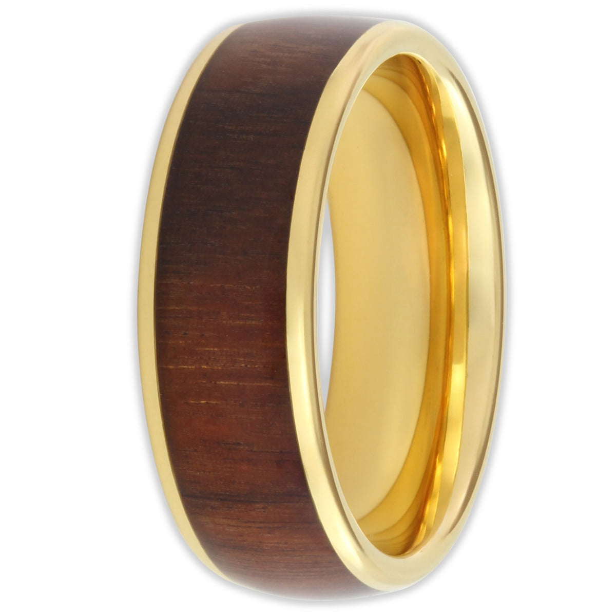 The Gold Darkwood 8mm Wonder Ring