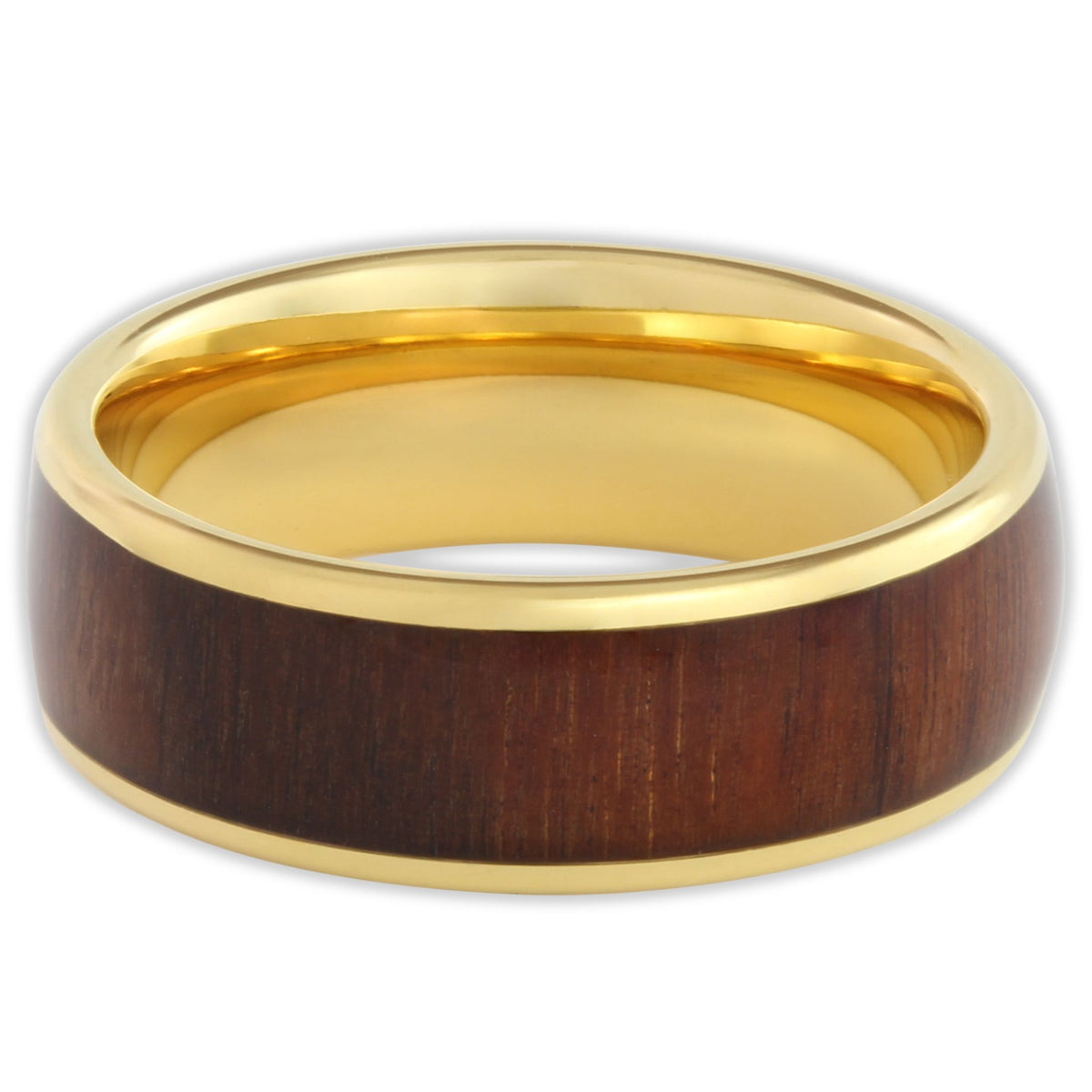 The Gold Darkwood 8mm Wonder Ring