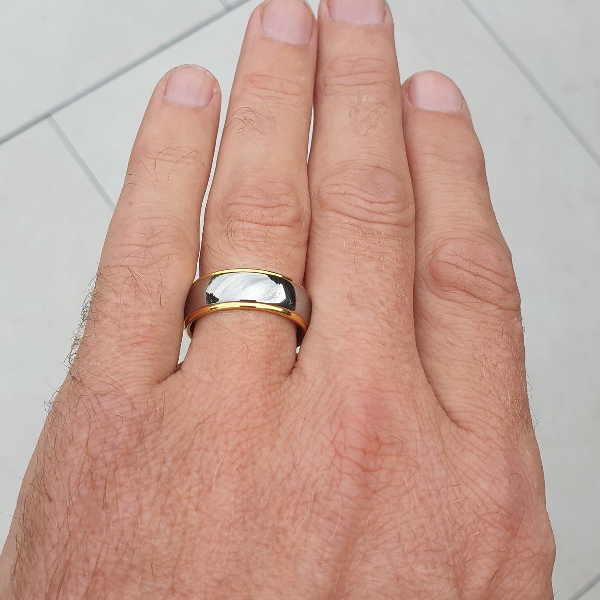 Vulcan Mirror 8mm Wonder Ring Size P - Clearance 1113