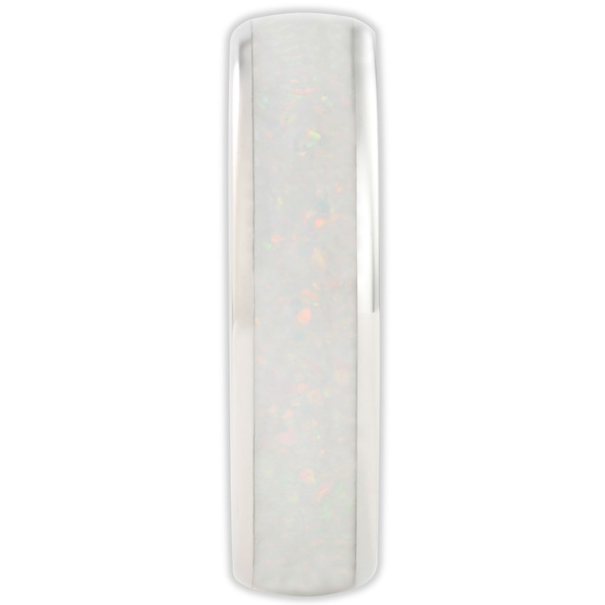 The White Gold White Opal 6mm Wonder Ring