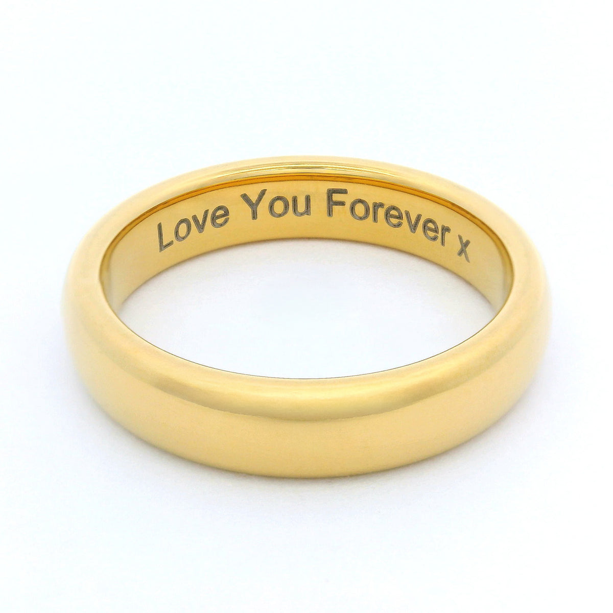 Gold 4mm Wonder Ring Size L - Clearance 1175