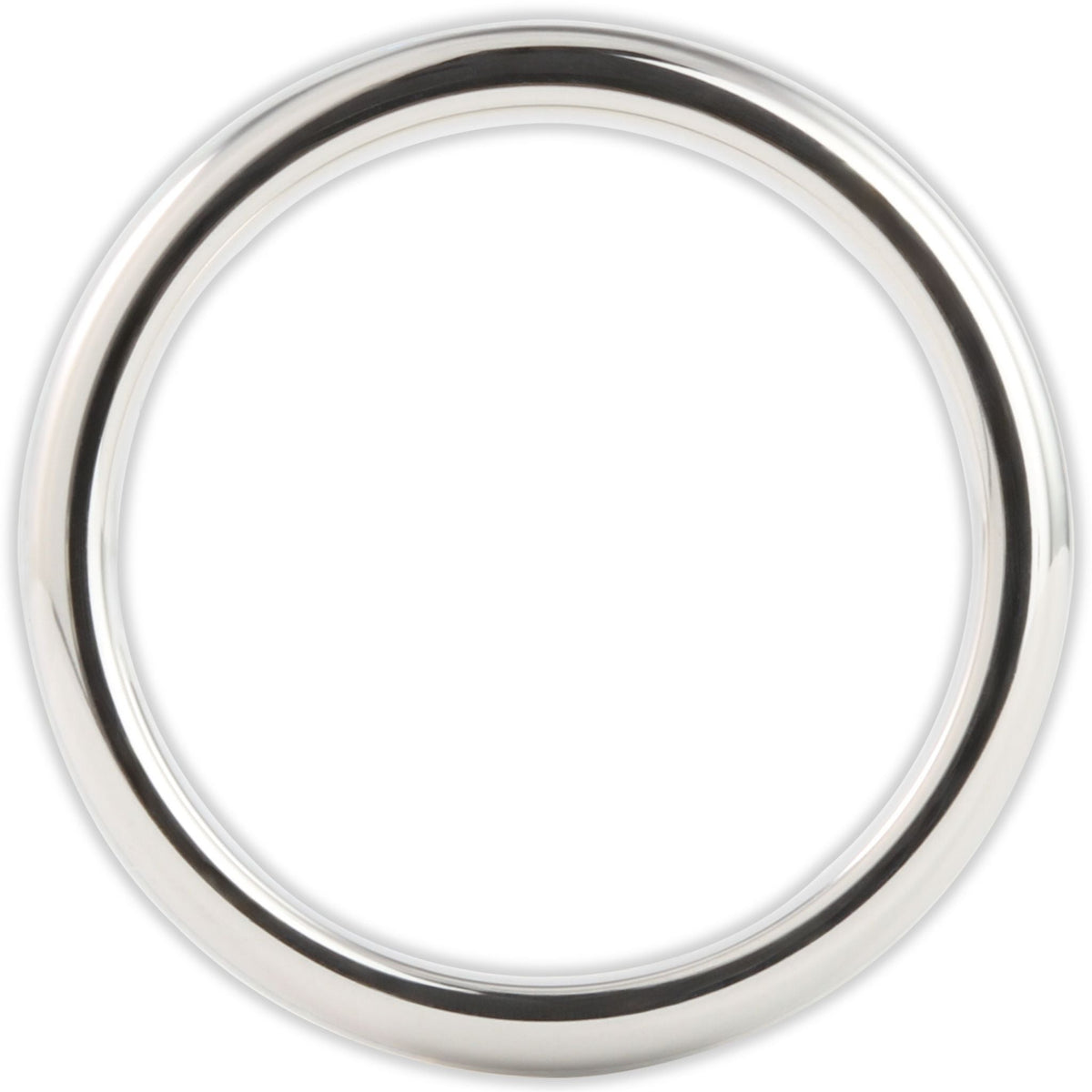 The White Gold White Opal 4mm Wonder Ring Size U - Clearance 1211