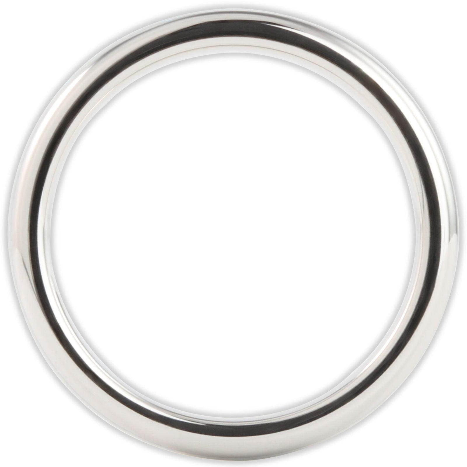 The White Gold White Opal 4mm Wonder Ring Size O - Clearance 1192