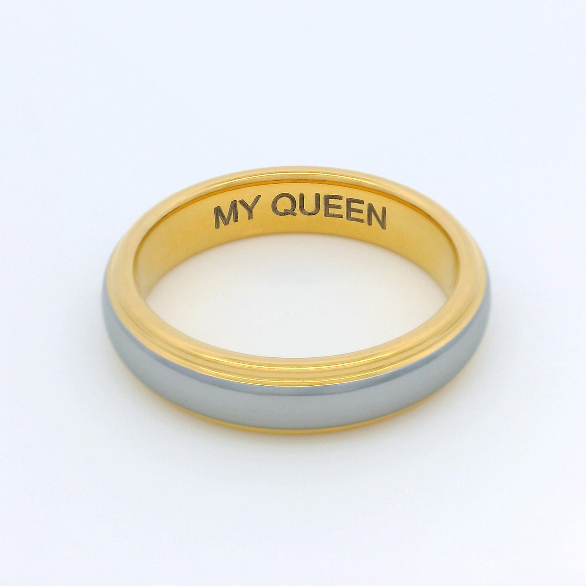 Vulcan Mirror 4mm Wonder Ring Size L - Clearance 1148