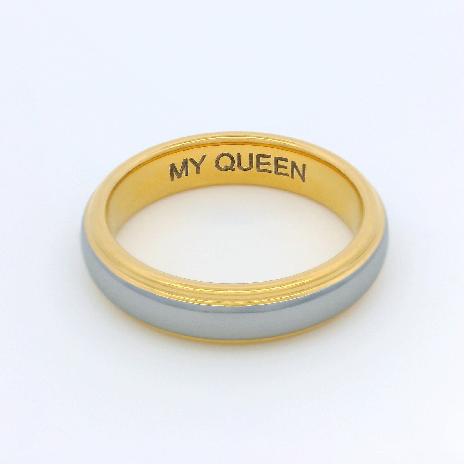 Vulcan Mirror 4mm Wonder Ring Size L - Clearance 1148