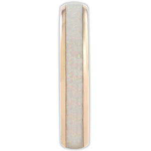 The Rose Gold White Opal 4mm Wonder Ring