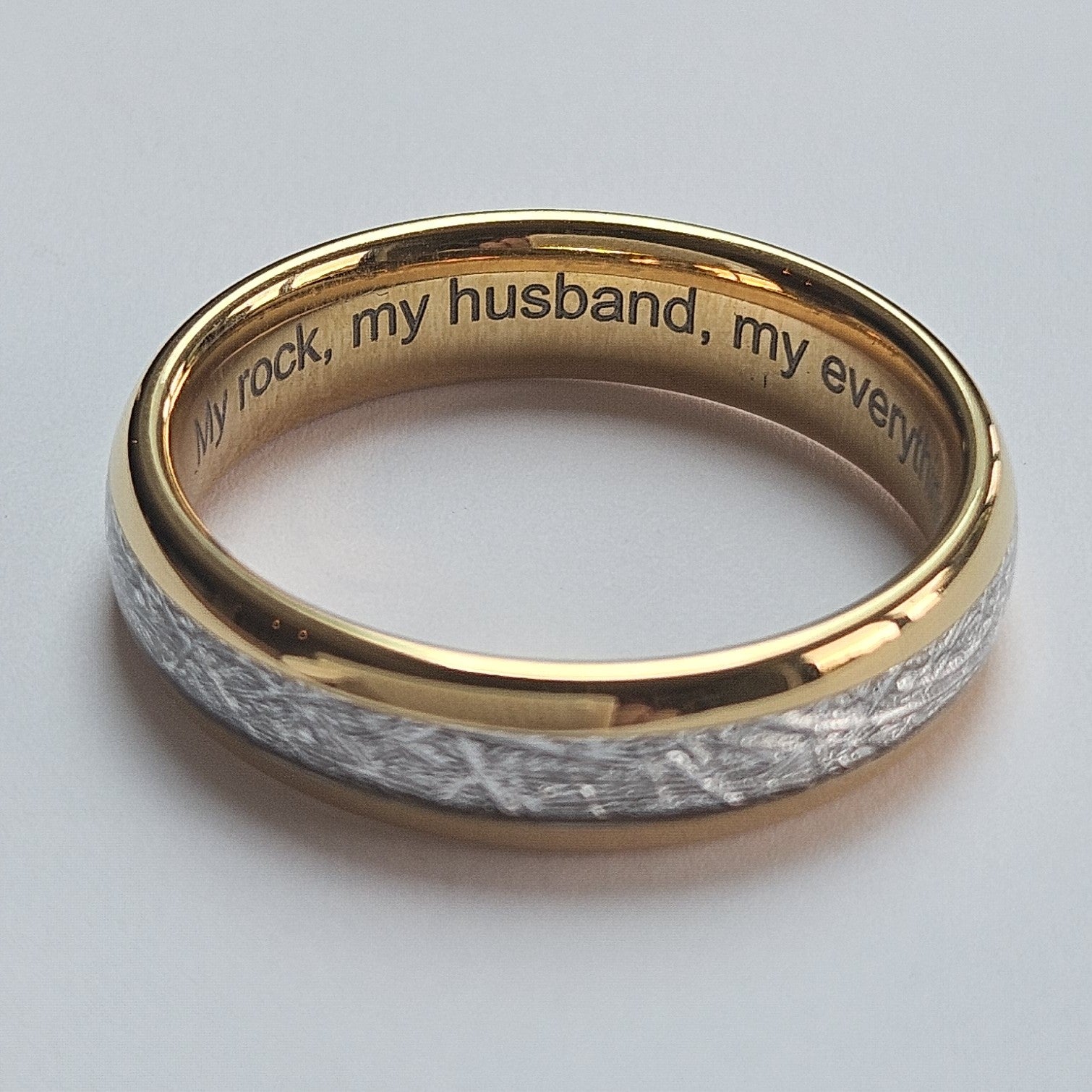 The Golden Steel 6mm Wonder Ring Size Z+1 - Clearance 1055