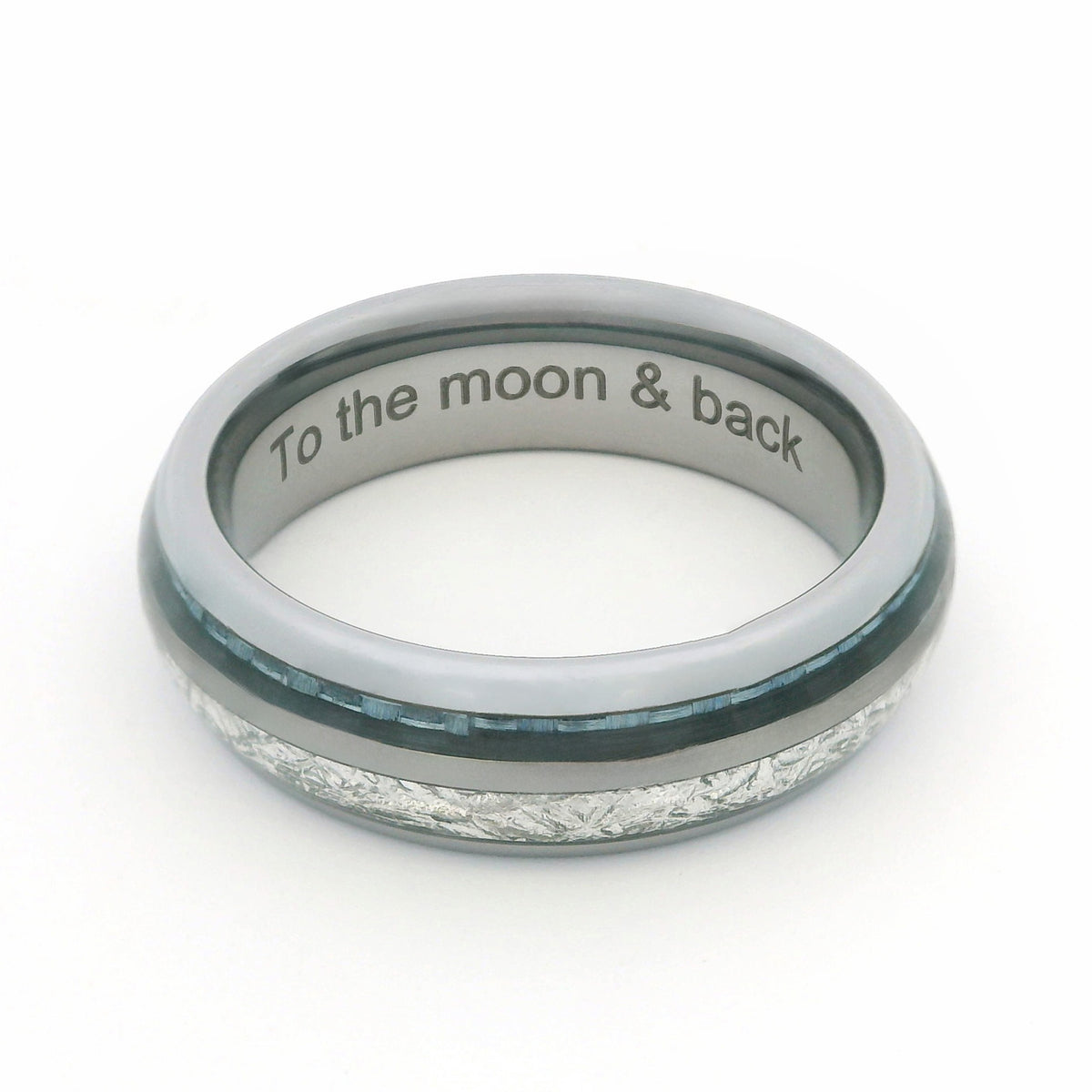 The Steely Blue 6mm Wonder Ring Size P - Clearance 1198
