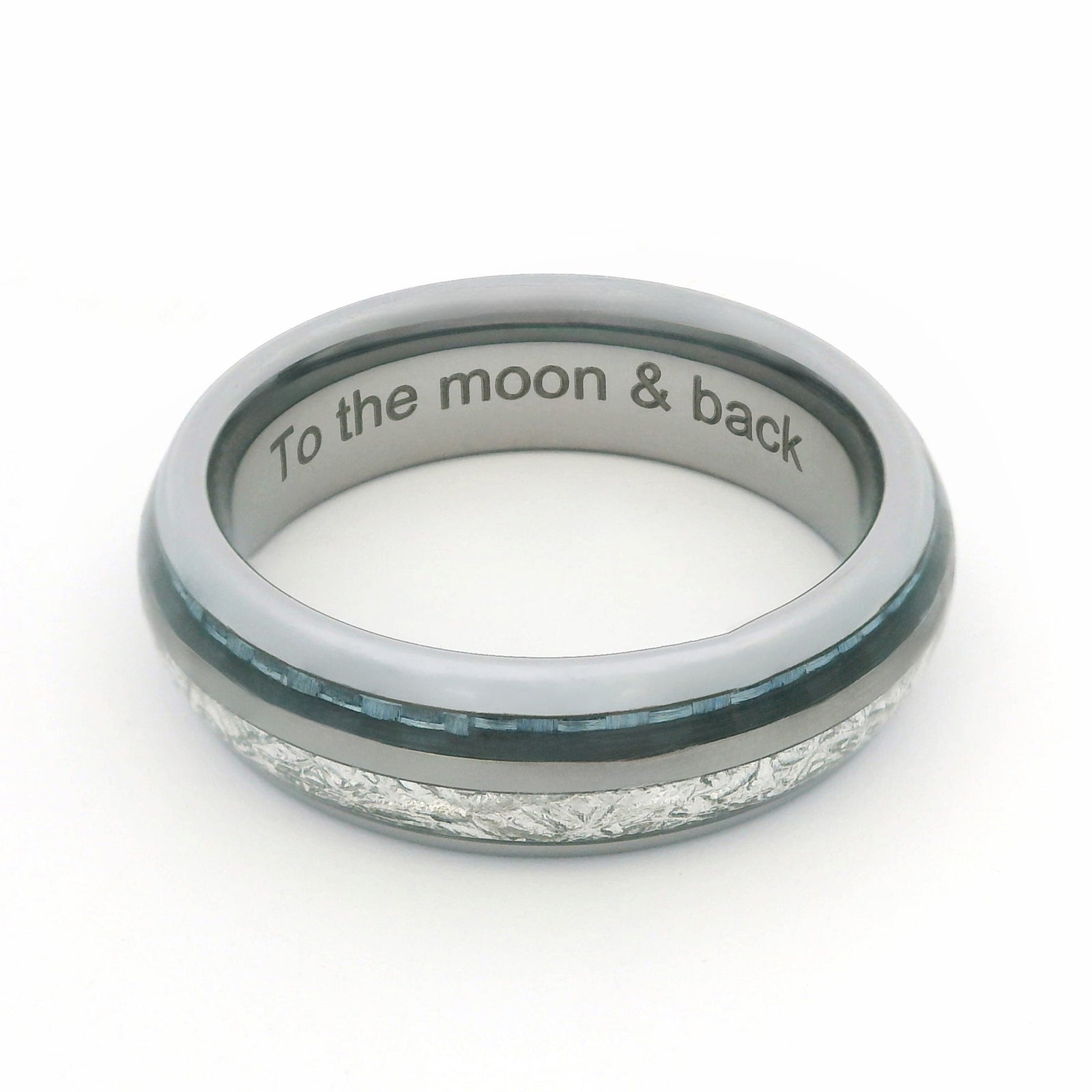 The Steely Blue 6mm Wonder Ring Size P - Clearance 1198