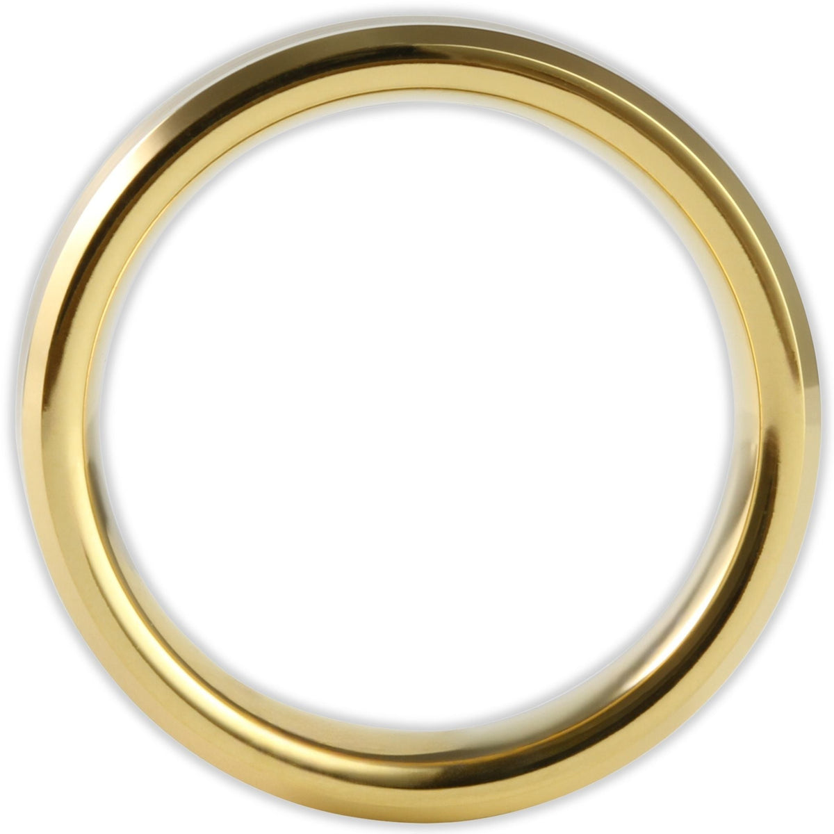 Gold Brushed 6mm Wonder Ring Size Y - Clearance 1156