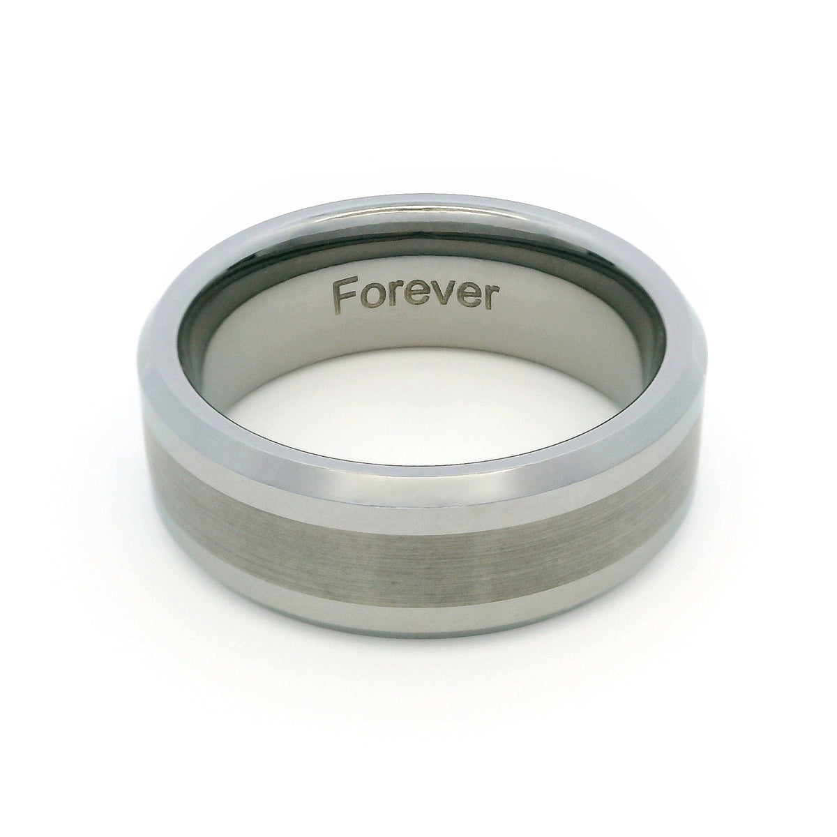 Brushed 8mm Wonder Ring Size T - Clearance 1195