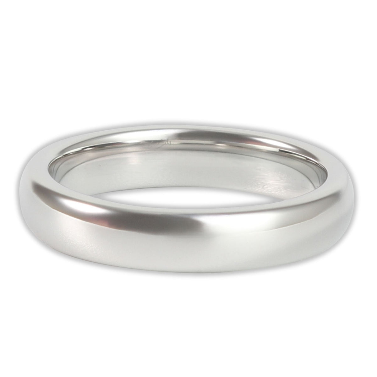 White Gold 4mm Wonder Ring Size L - Clearance 1138