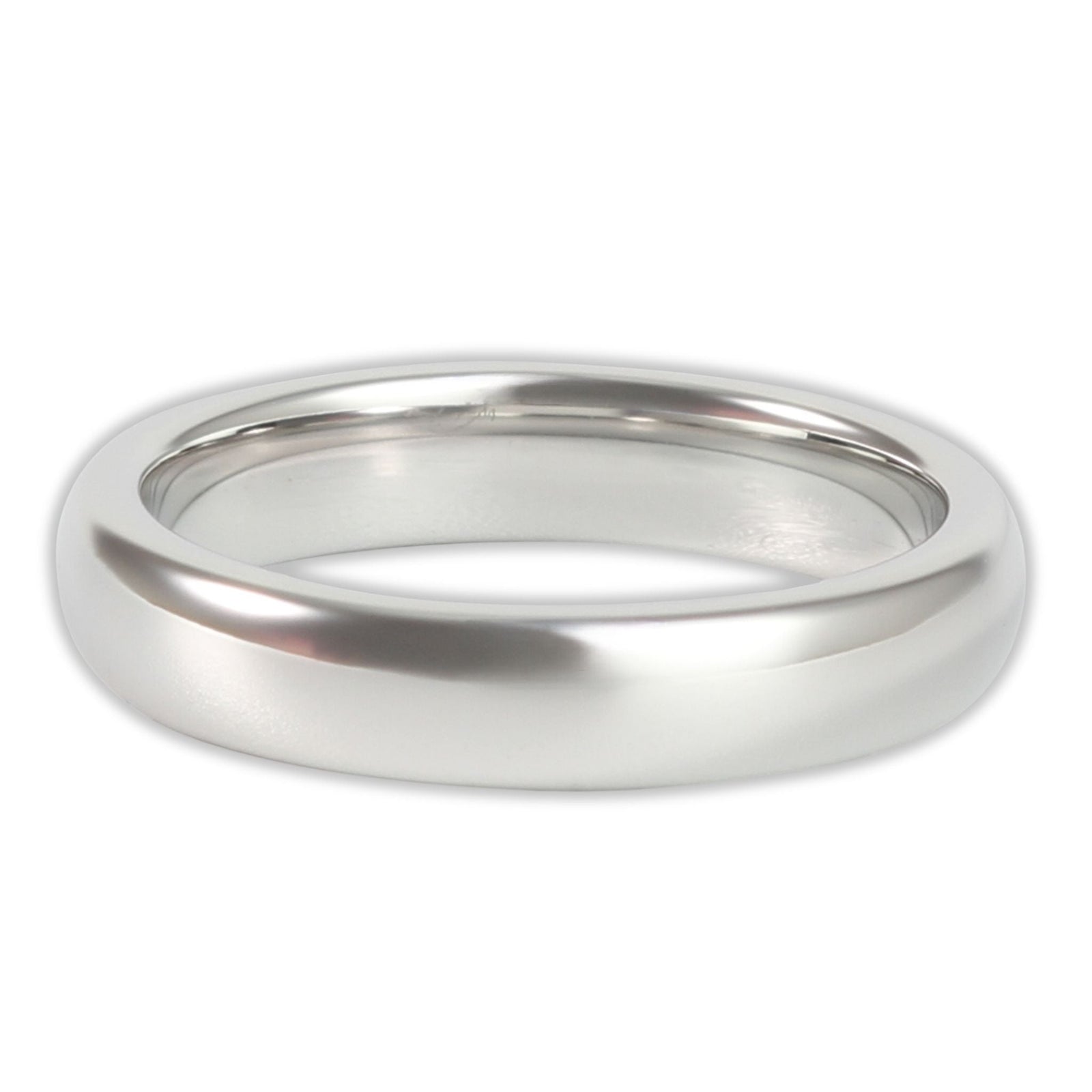 White Gold 4mm Wonder Ring Size L - Clearance 1138