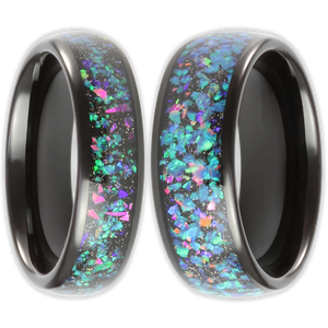 The Black Opal Wonder Ring Set