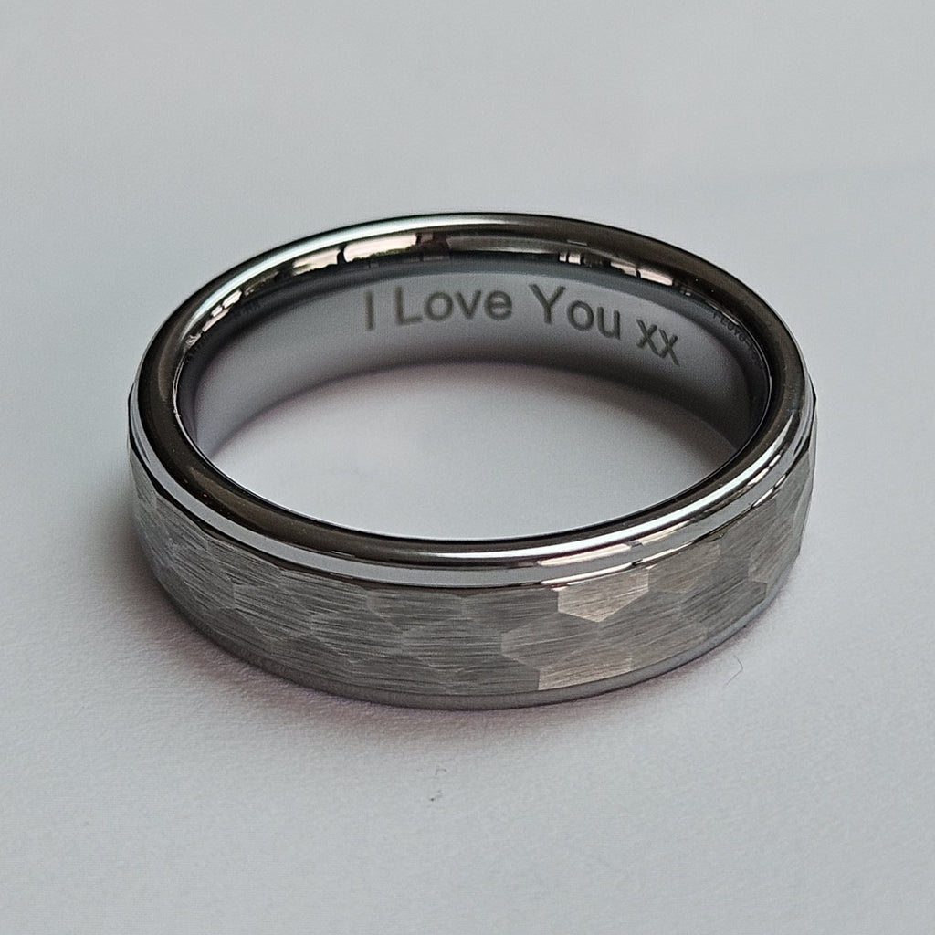 Matt Panelled 6mm Wonder Ring R Clearance 1115