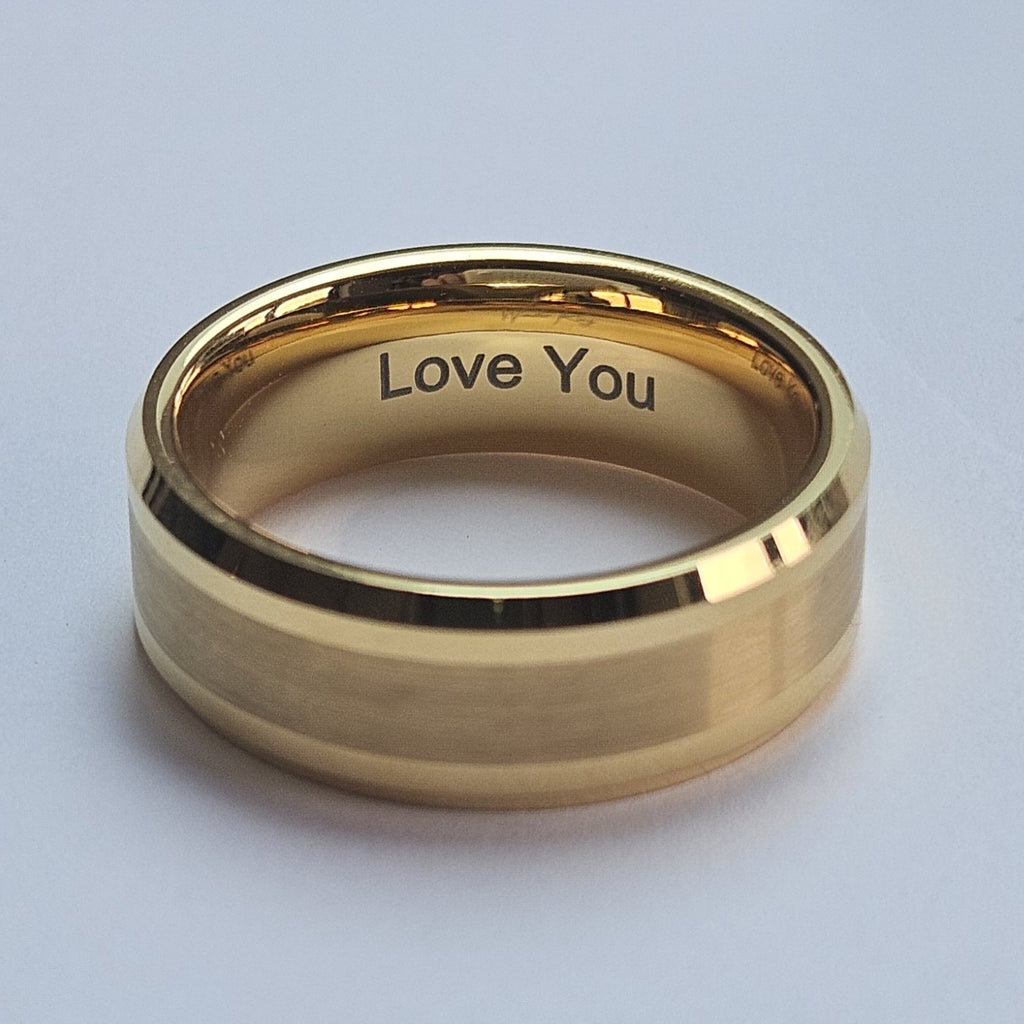 Brushed 8mm Wonder Ring U Clearance 1074