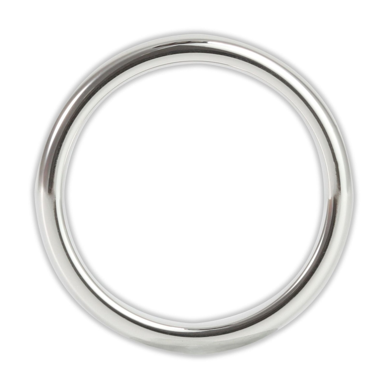 White Gold 4mm Wonder Ring Size L - Clearance 1138