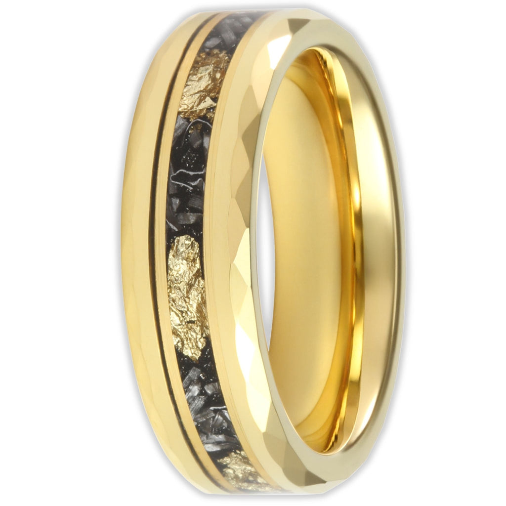Golden Flake 6mm Wonder Ring