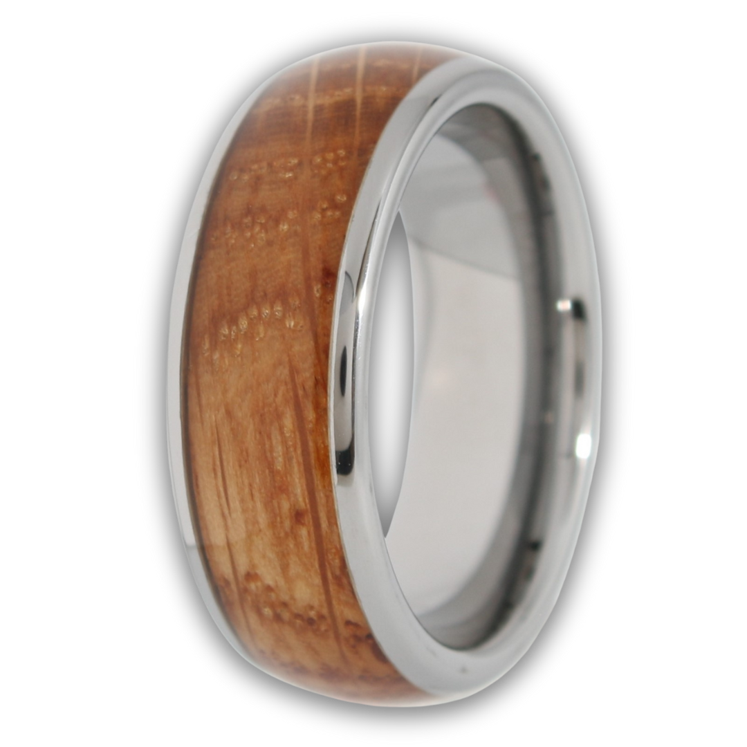 Solid wood deals wedding rings