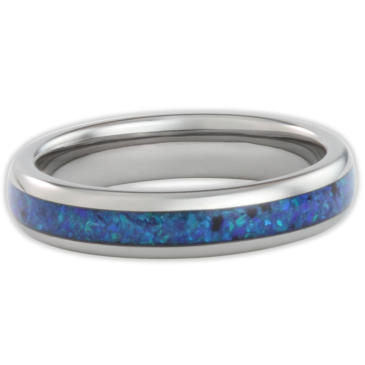 The Blue Opal 4mm Wonder Ring Size S - Clearance 1174
