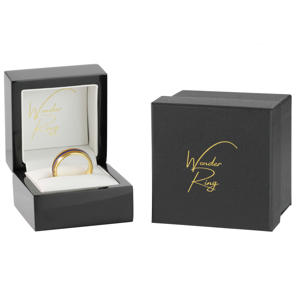 Blue Opal Guitar String 8mm Wonder Ring