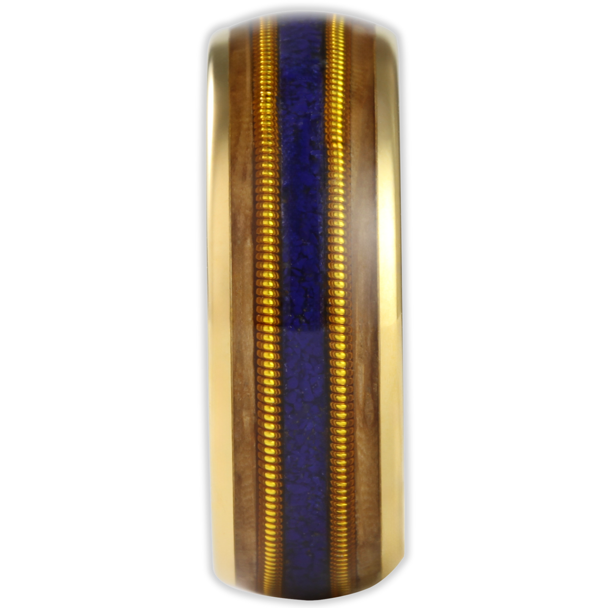 Blue Opal Guitar String 8mm Wonder Ring