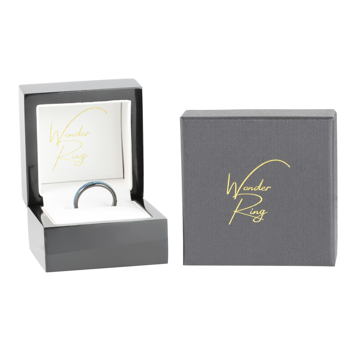 The Black Opal 4mm Wonder Ring