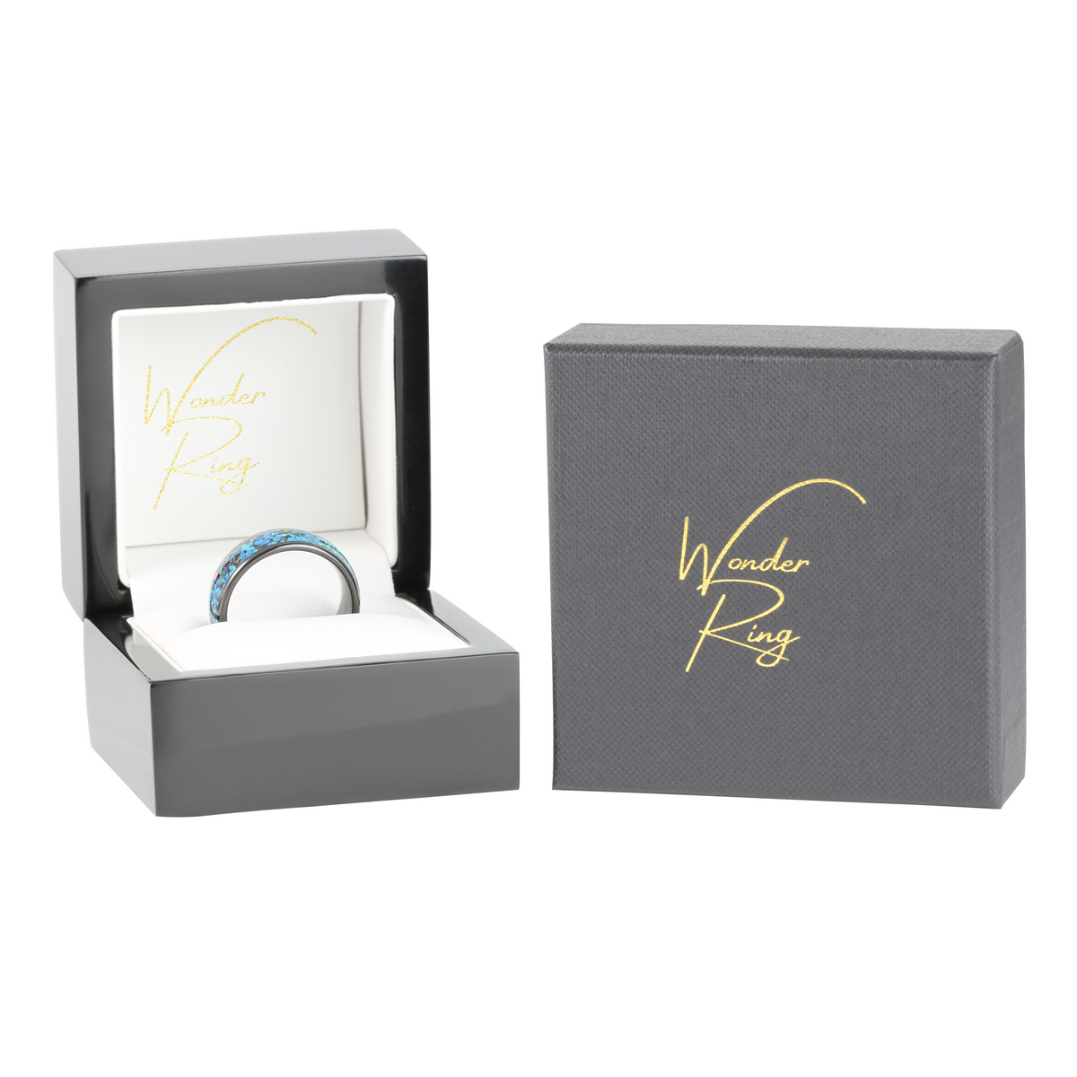 The Black Opal 8mm Wonder Ring