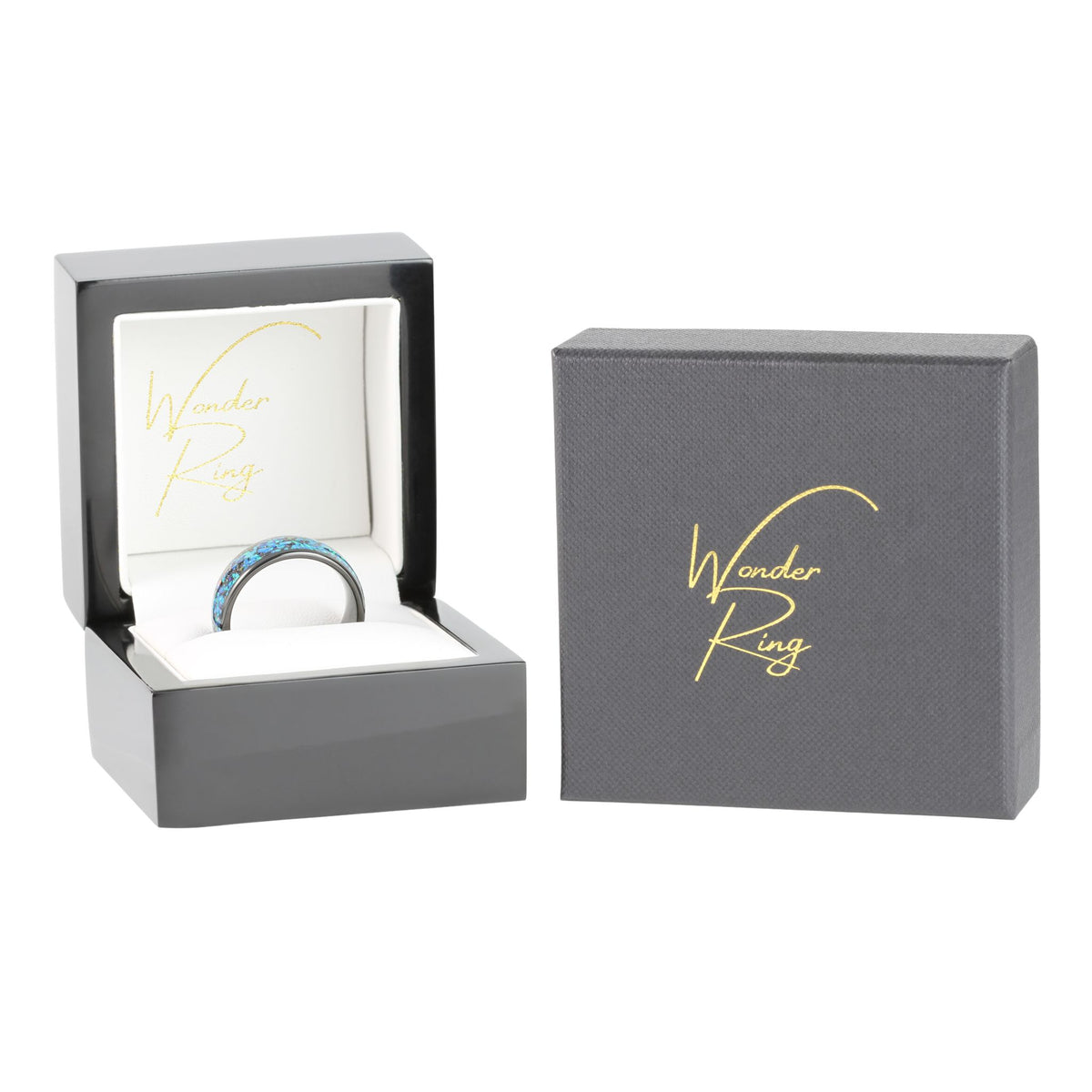 The Black Opal 8mm Wonder Ring