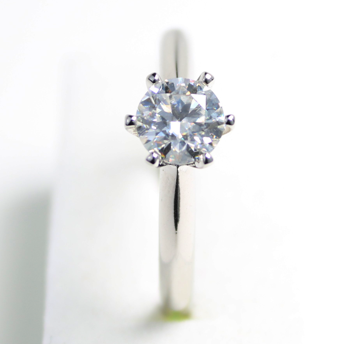 Sterling Silver 1ct Moissanite Solitaire Dazzle Ring