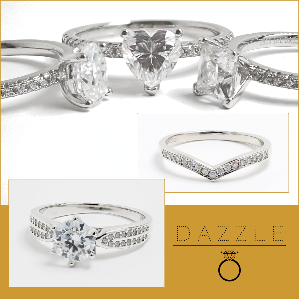 Dazzle Moissanite Rings