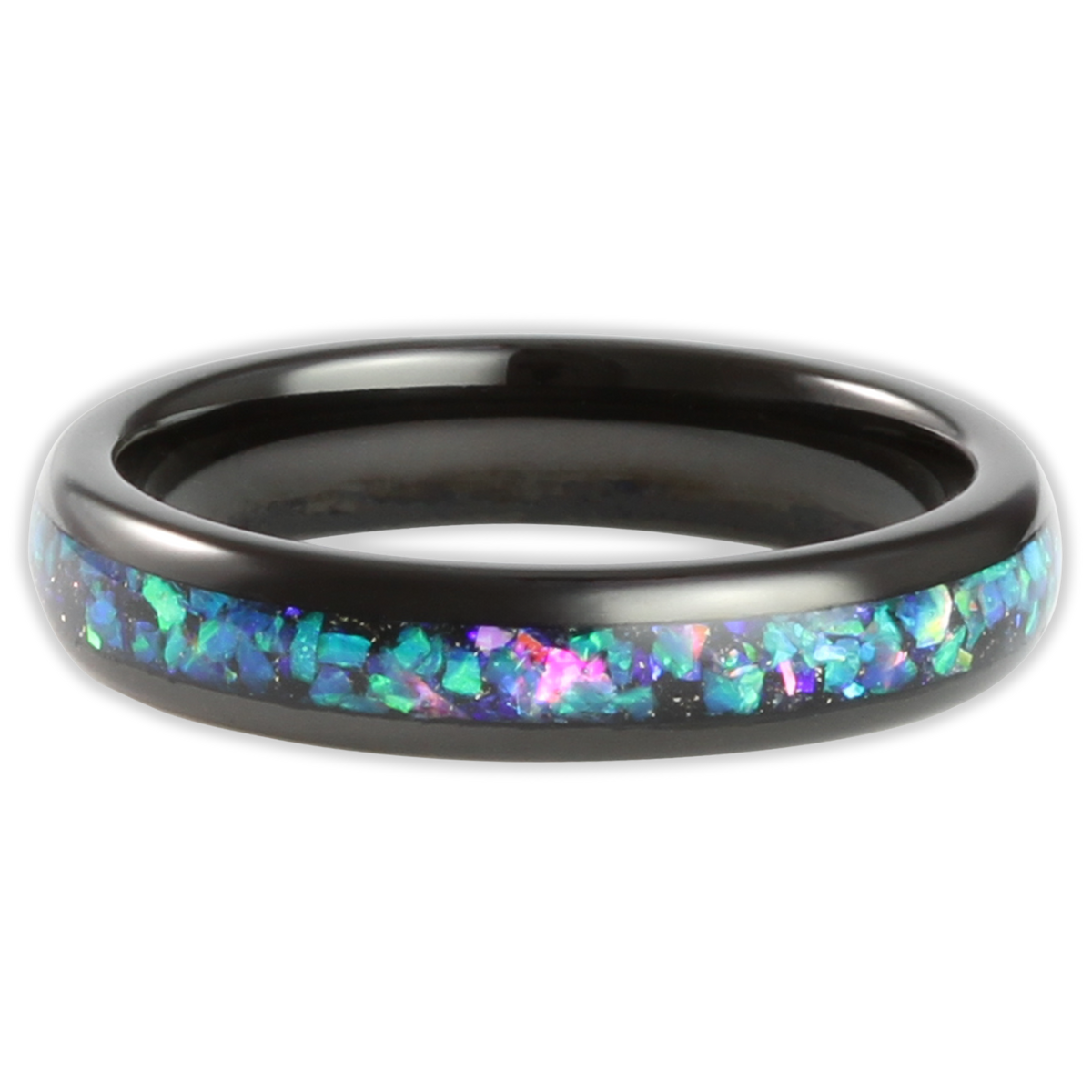 The Black Opal 4mm Wonder Ring