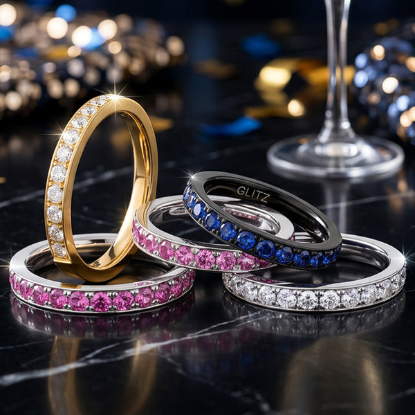 Sparkling Glitz Rings