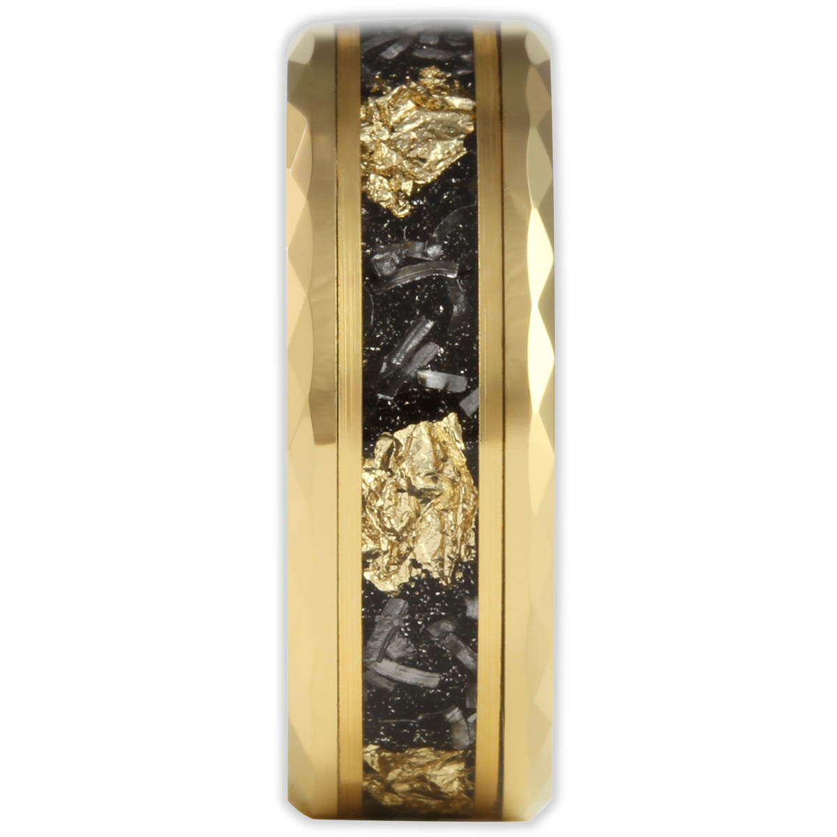 Golden Flake 8mm Wonder Ring