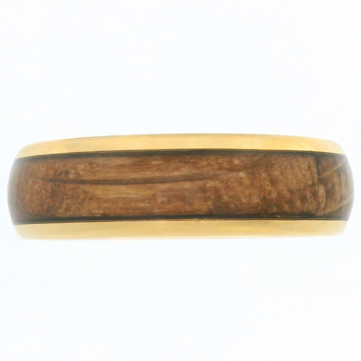 Gold Barrelwood 6mm Wonder Ring