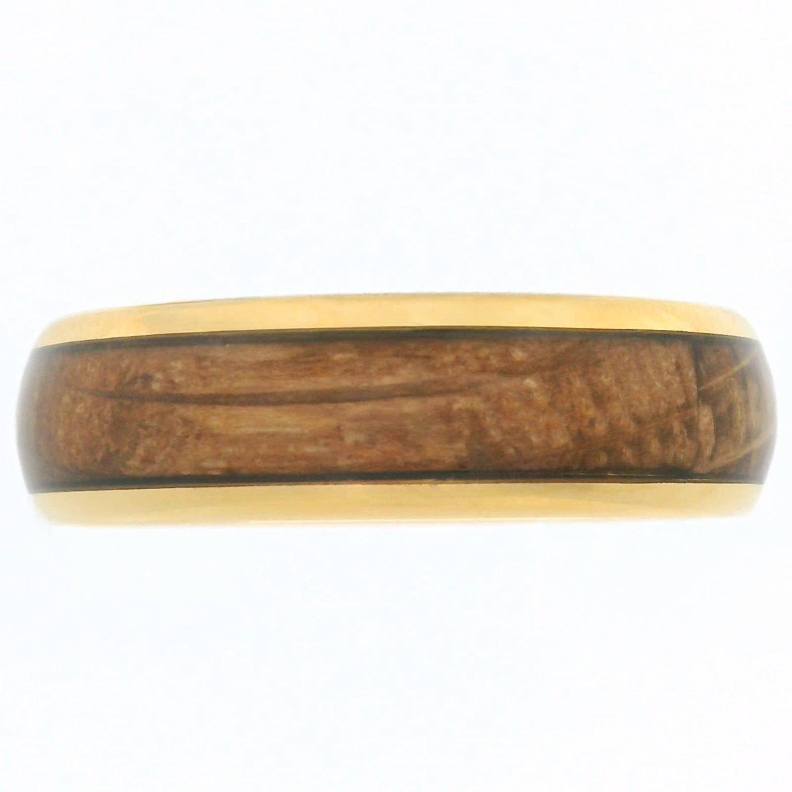 Gold Barrelwood 6mm Wonder Ring