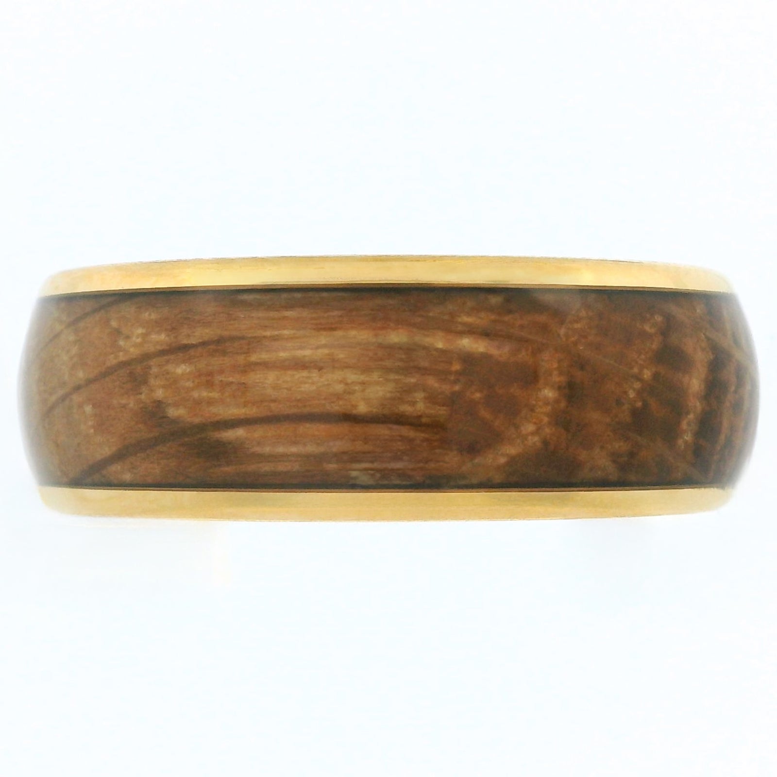 Gold Barrelwood 8mm Wonder Ring