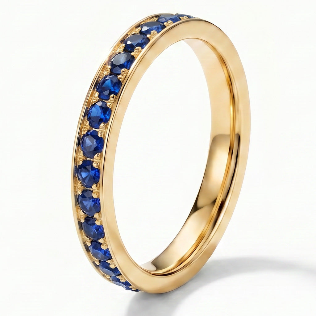 Stone Gold 3mm Full Glitz Ring