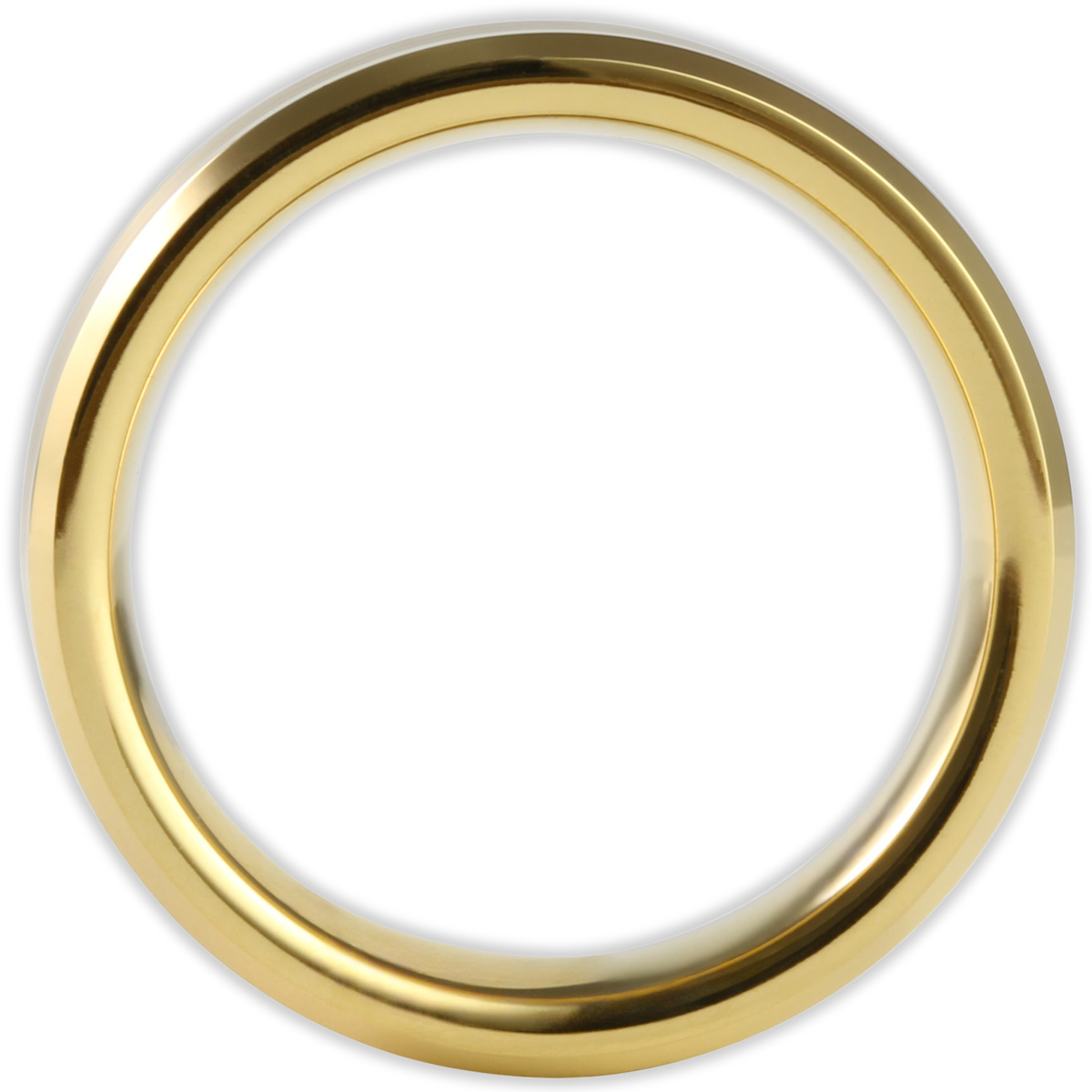 Gold Brushed 6mm Wonder Ring