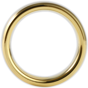 Gold Brushed 6mm Wonder Ring